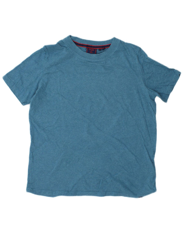 SUPERDRY ženska majica kratkih rukava UK 10 Small Blue Cotton