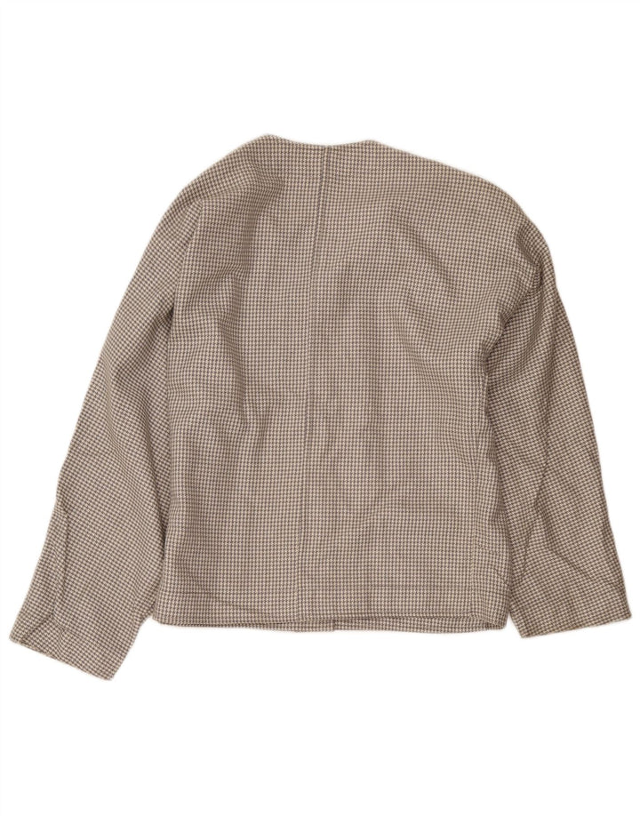 Gian Marco Venturi ženska bomber jakna UK 12 Srednje siva houndstooth