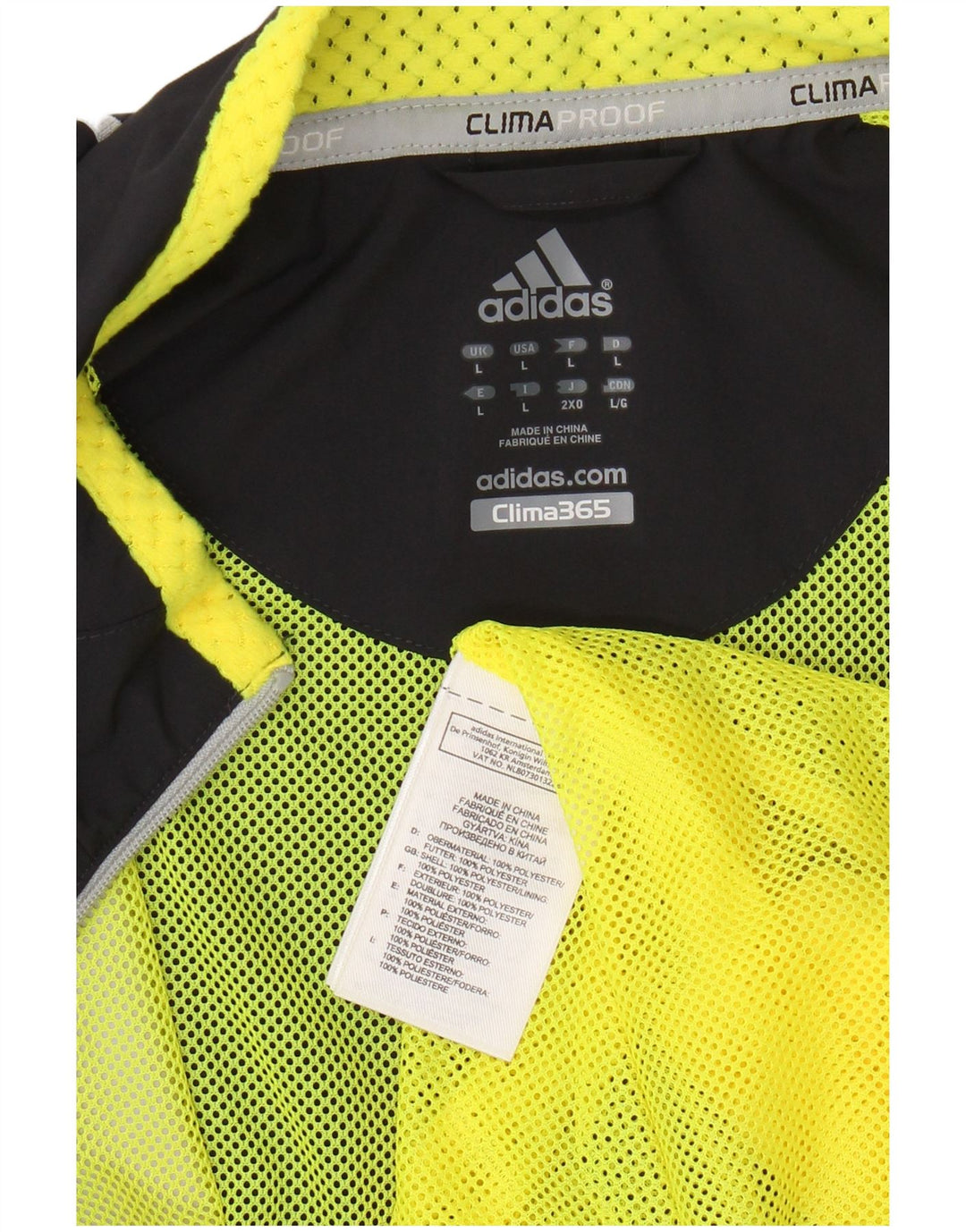 ADIDAS muška kišna jakna Clima 365 UK 40 velika tamnoplava poliester