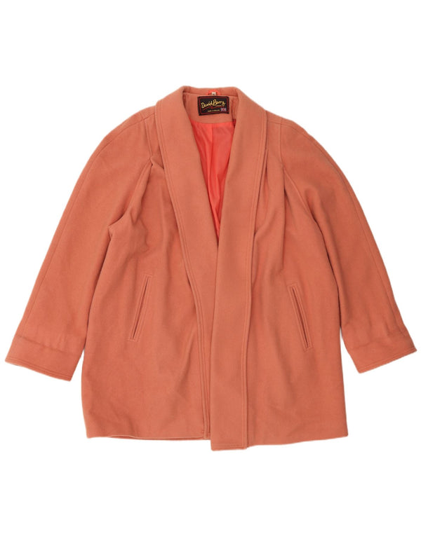 David Barry ženski otvoreni kaput UK 18 XL, ružičasta nova vuna