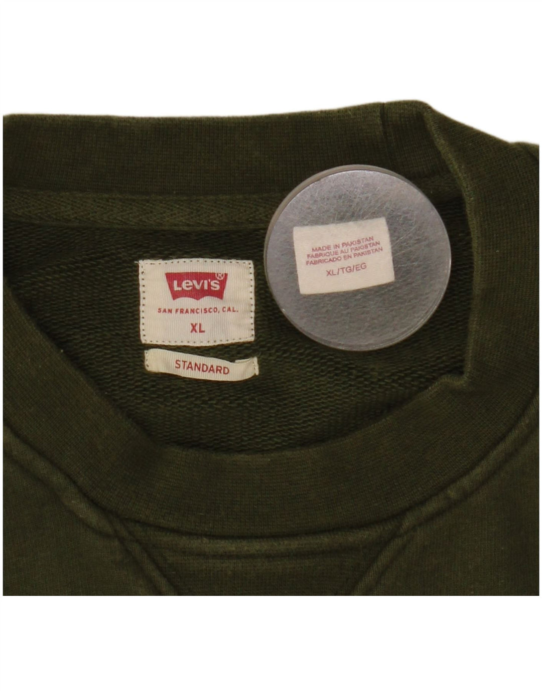Levi's standardni muški džemper XL kaki boje