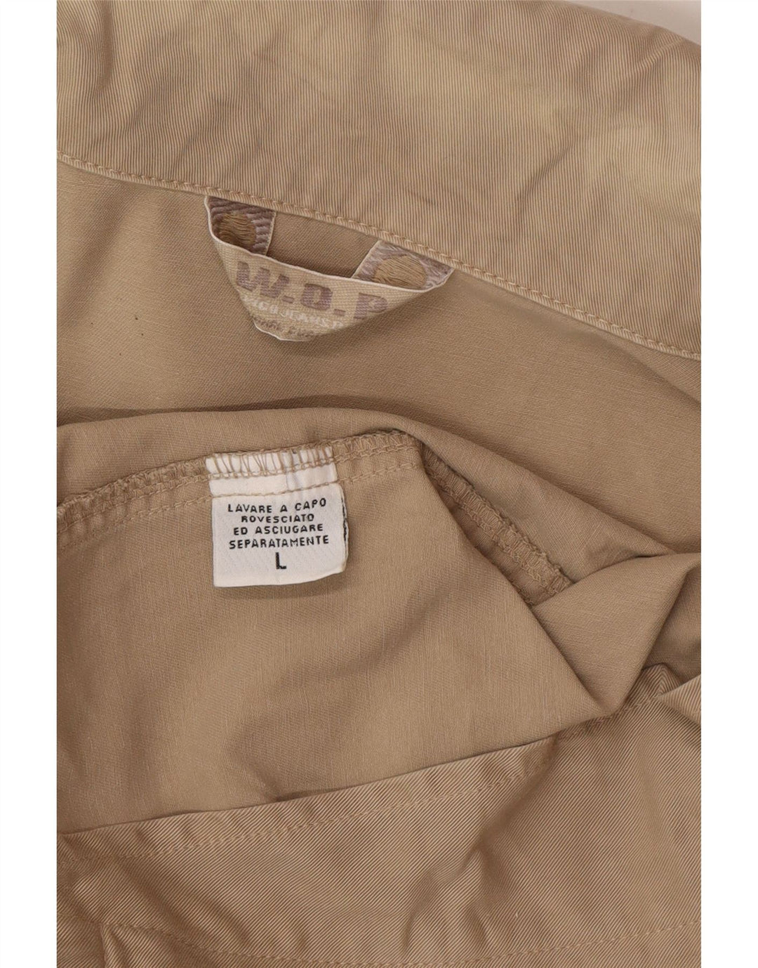 Vintage muška bomber jakna UK 40 Large Beige Cotton