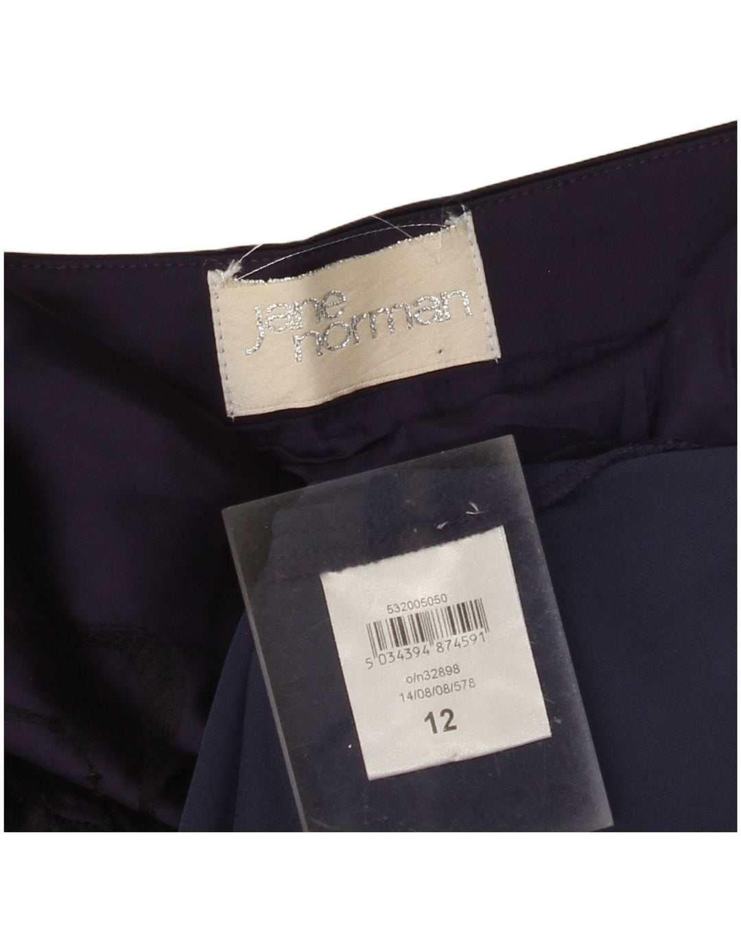 JANE NORMAN Ženska haljina uz kroj bez naramenica UK 12 Srednje ljubičasta cvjetna