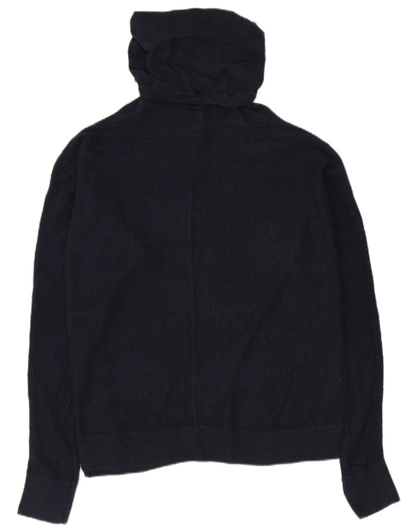 LOUNGE Ženski pulover s velikim ovratnikom UK 10 Mali tamnoplavi