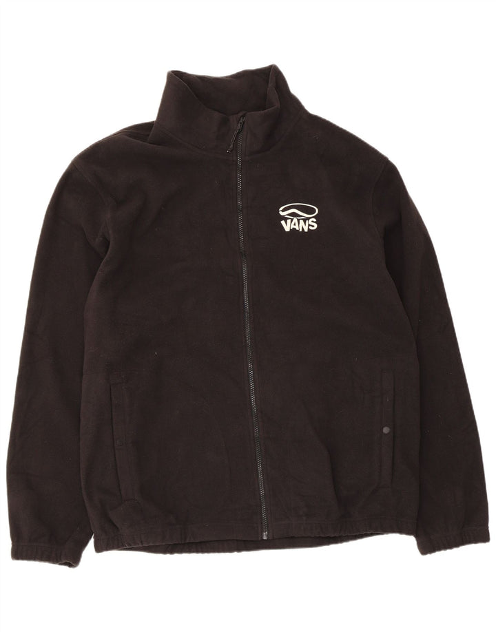 Vans muška grafička jakna od flisa UK 42 XL crni poliester