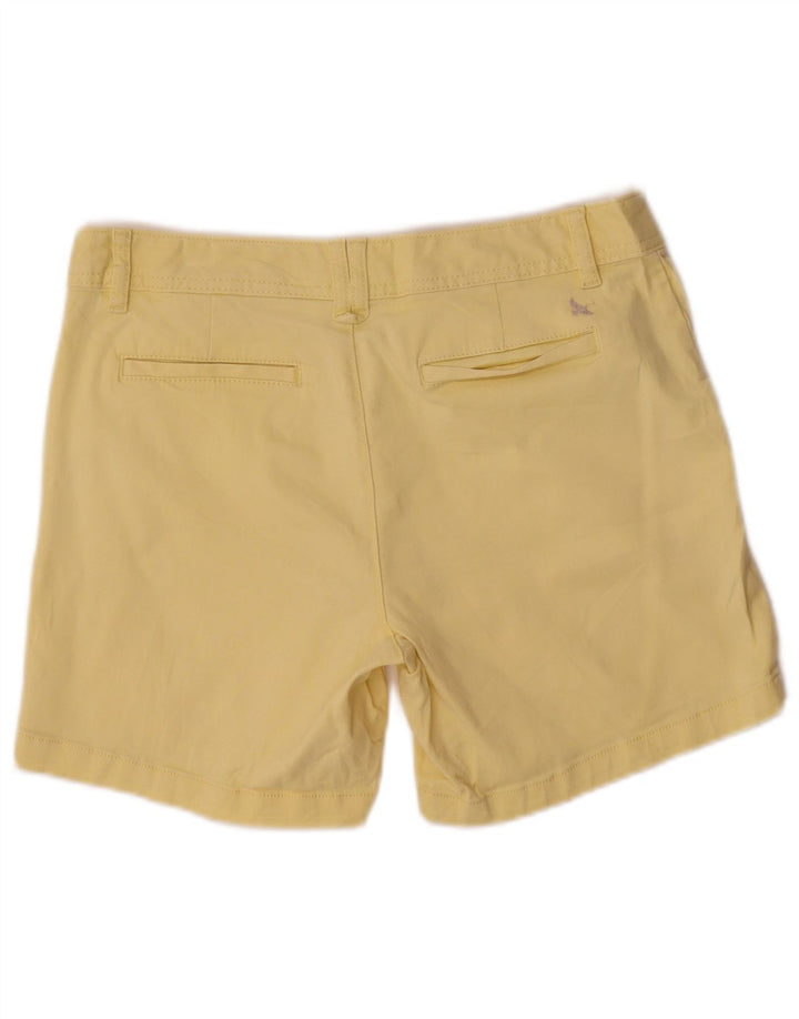 EDDIE BAUER Ženske chino kratke hlače US 6 srednje W32 žuti pamuk