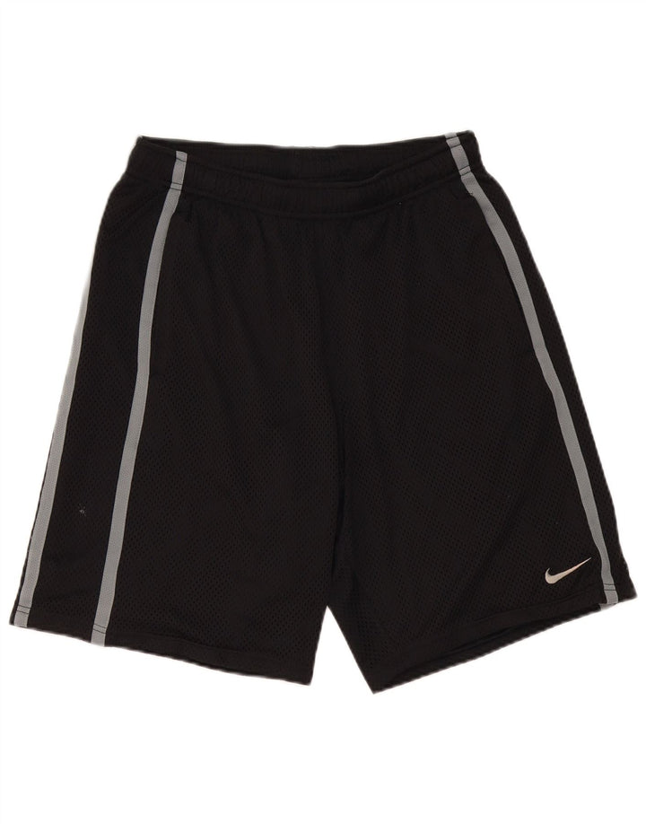Nike muške Dri Fit sportske kratke hlače srednje crne boje od poliestera