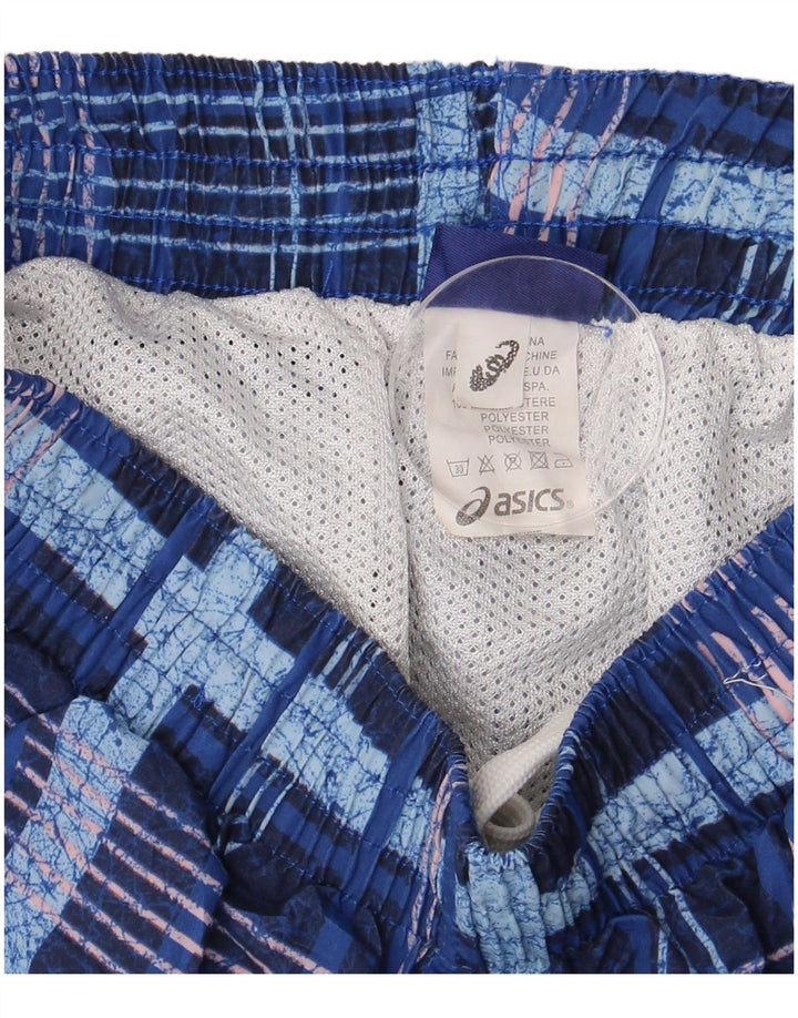 ASICS muške kupaće kratke hlače od poliestera male plave kare