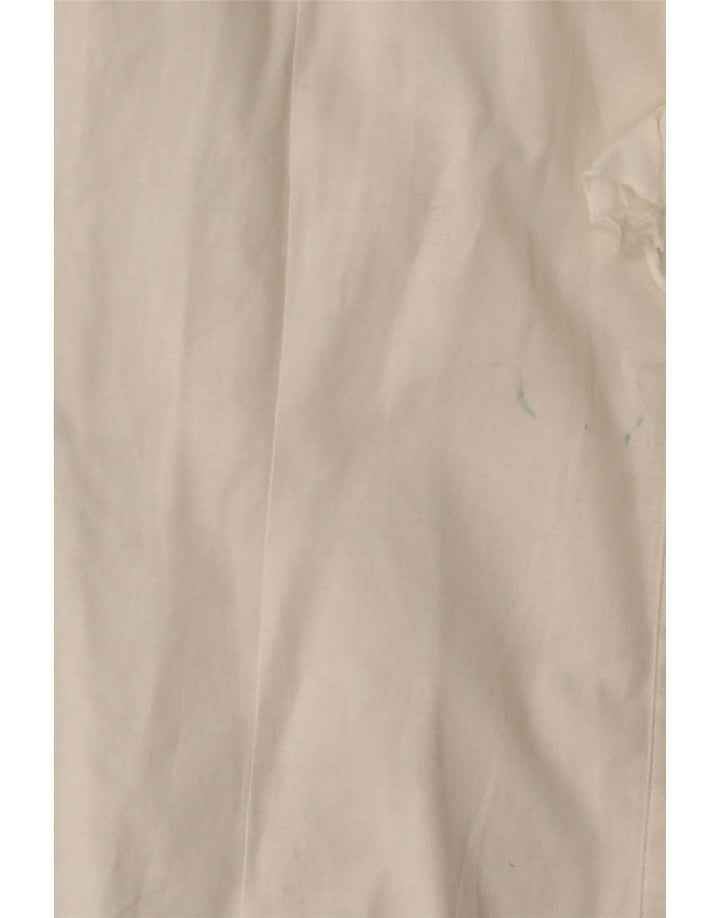 BENETTON Ženska košulja s volanima UK 14 Large Off White