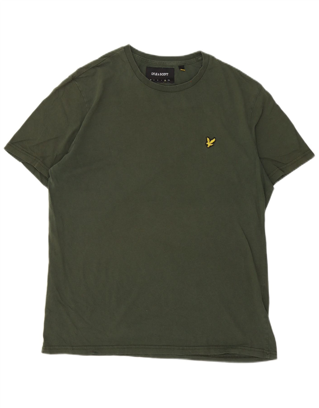 Lyle & Scott muška majica kratkih rukava XL kaki pamuk