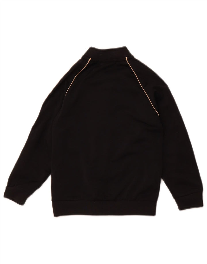 Gornja jakna od trenirke ADIDAS za dječake 2-3 godine, crni poliester