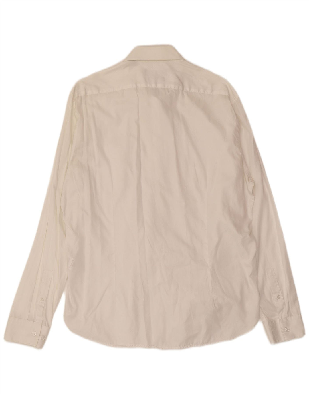 Dkny muška uska košulja srednje bijelog pamuka