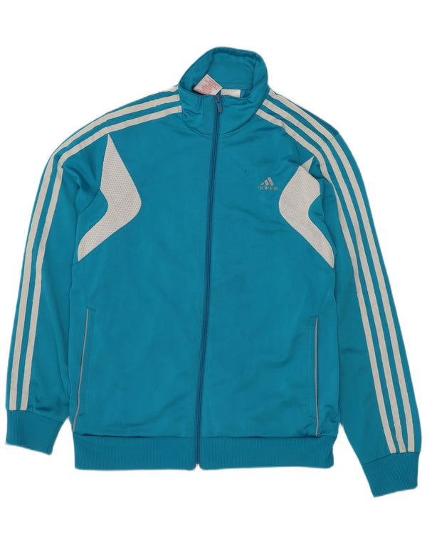 Adidas trenirka za dječake 13-14 godina plava poliesterska boja