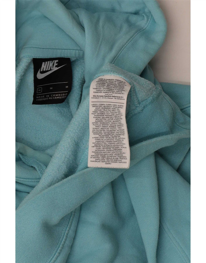 Nike muška majica s kapuljačom Srednje plavi pamuk