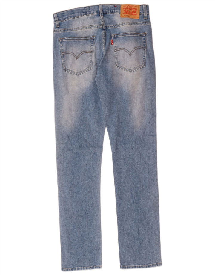 Levi's Boys 510 ravne traperice 13-14 godina W28 L30 plavi pamuk
