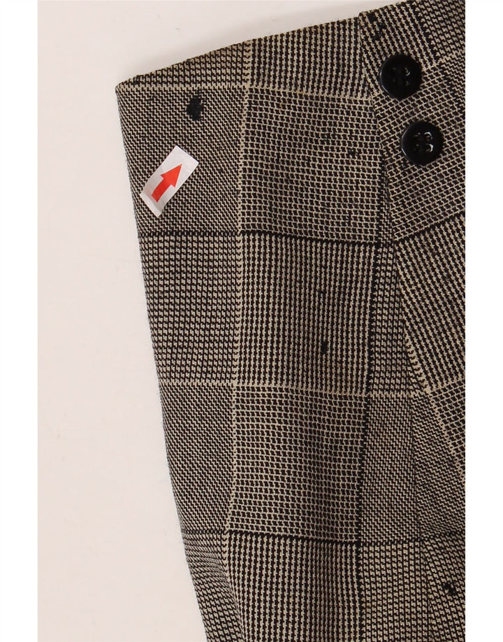 Jaeger ženska jakna sa blejzerom s 1 gumbom UK 10 Mali sivi karirani pamuk