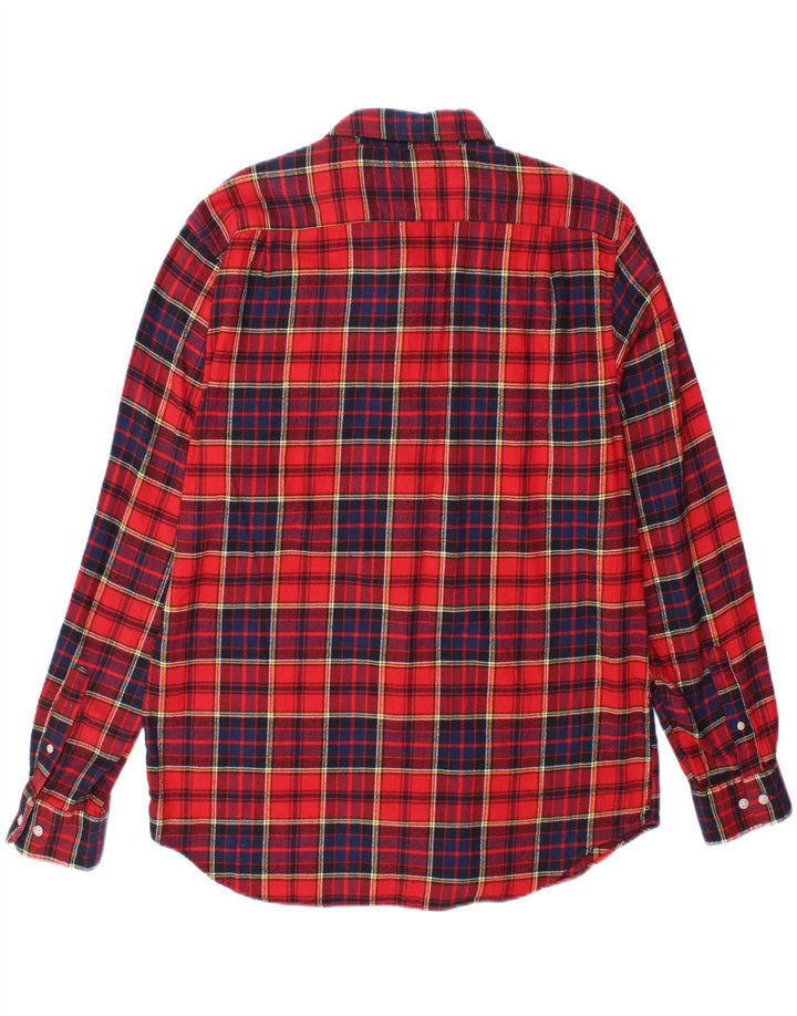 NAUTICA Mens Flannel Shirt Large Red Check Vintage Nautica and Second-Hand Nautica from Messina Hembry 