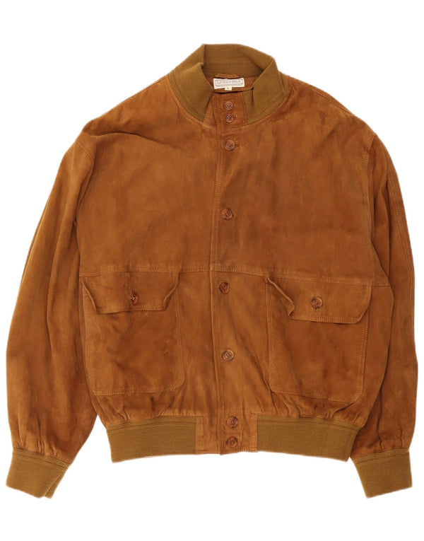 Living World muška bomber jakna od brušene kože UK 42 XL bež