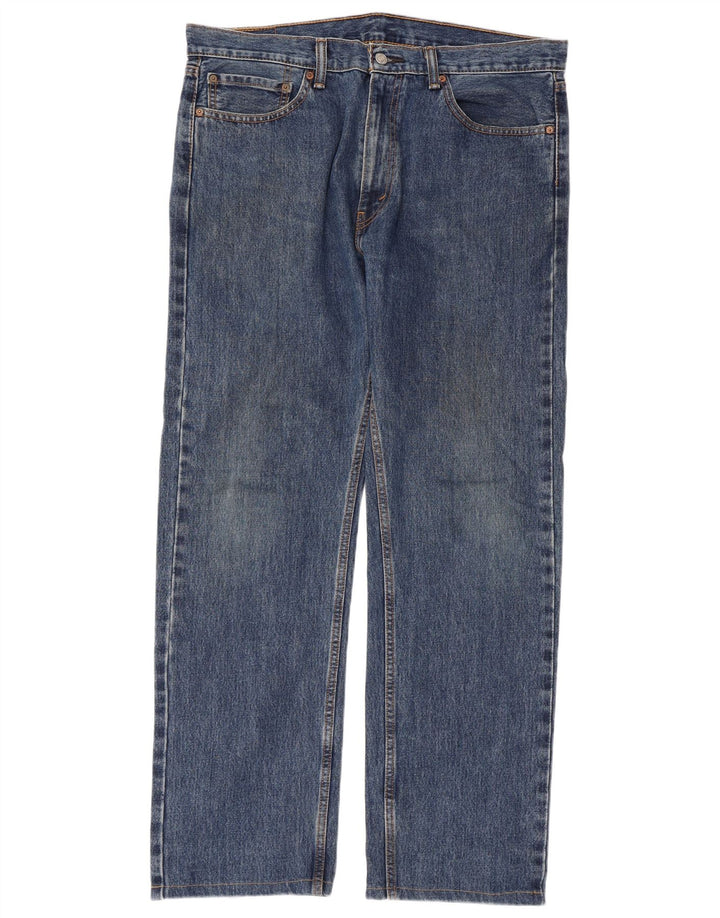 LEVI'S muške 505 ravne traperice W36 L32 Plava