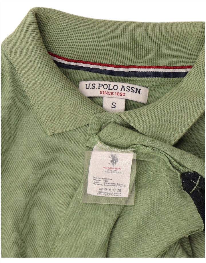 U.S. Polo Assn. Muška polo majica male boje kaki pamuka