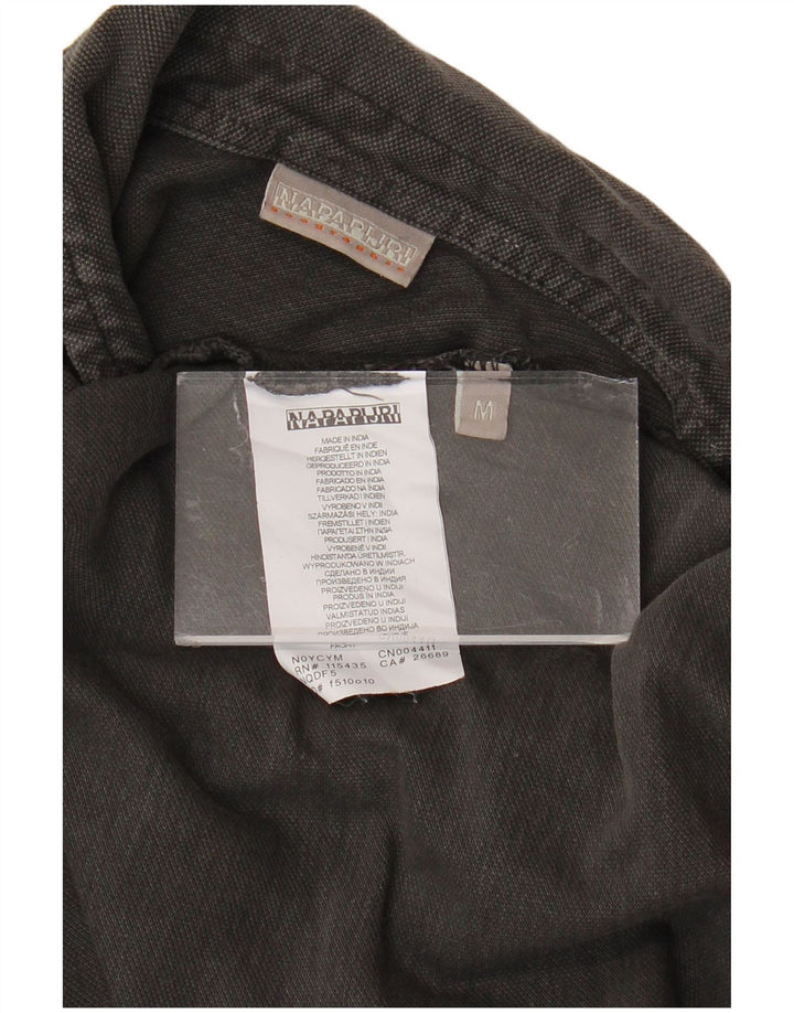 NAPAPIJRI muška polo majica dugih rukava srednje sivi pamuk