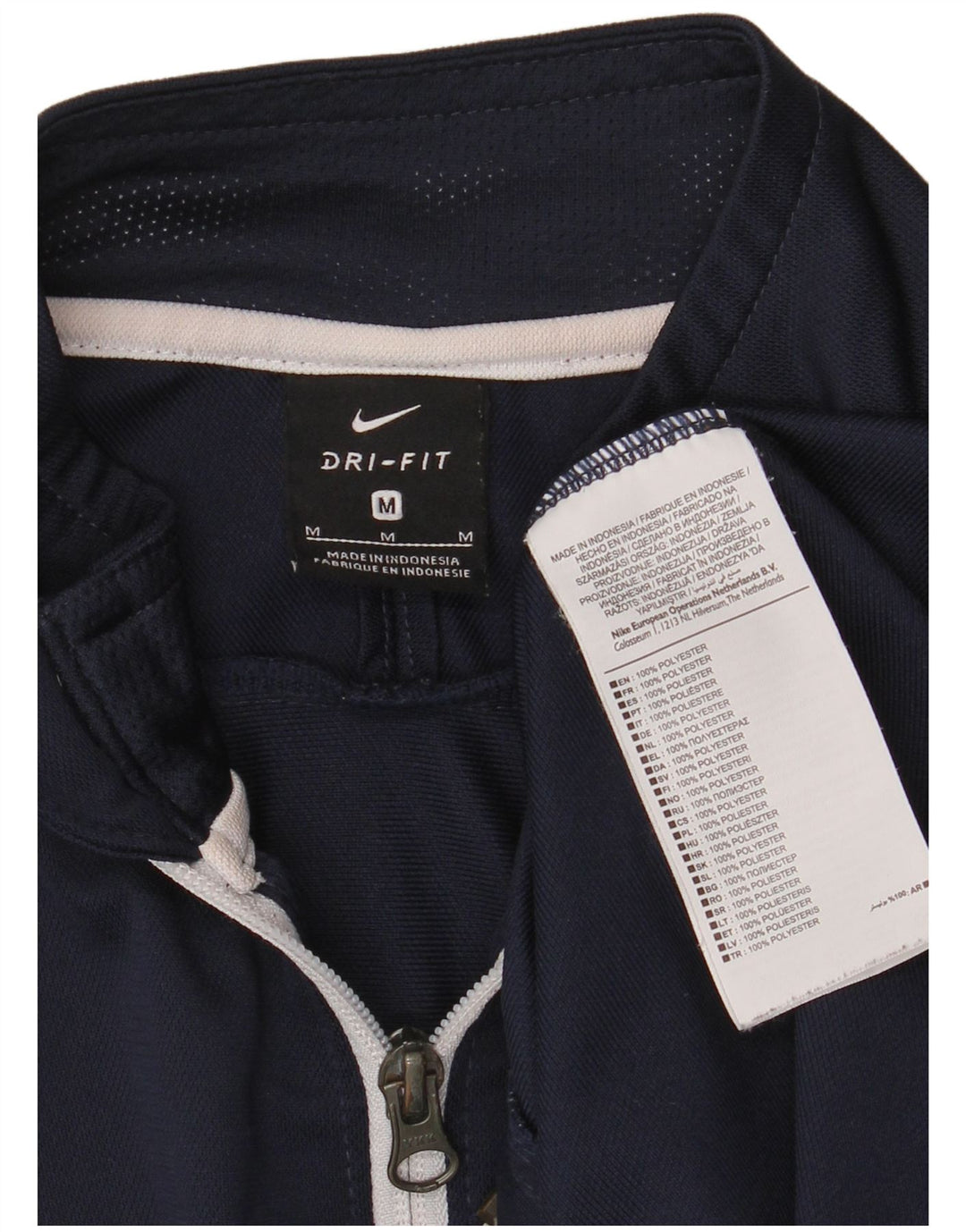 Nike Dri Fit gornja jakna za trenirku srednje tamnoplavi poliester
