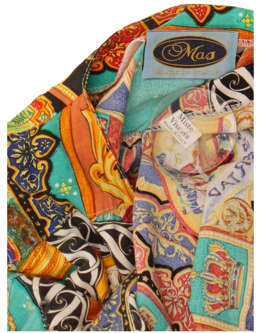 Mas ženska košulja s apstraktnim uzorkom UK 20 2XL Višebojna