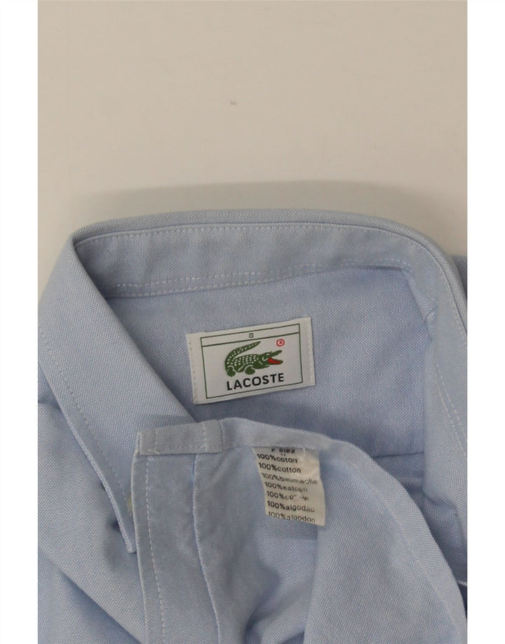 LACOSTE Plava pamučna košulja za dječake 7-8 godina