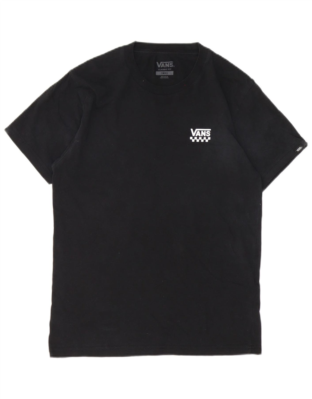 Vans muška klasična majica kratkih rukava Mala crna pamučna majica