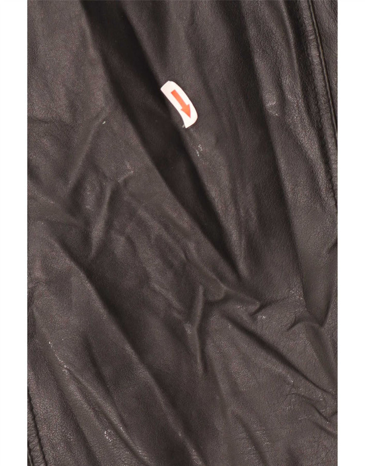 Vintage muška kožna jakna UK 36 Mala crna