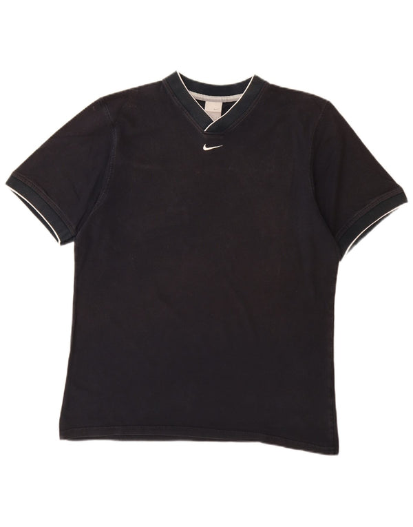 NIKE Muška majica kratkih rukava UK 42/44 Veliki tamnoplavi pamuk