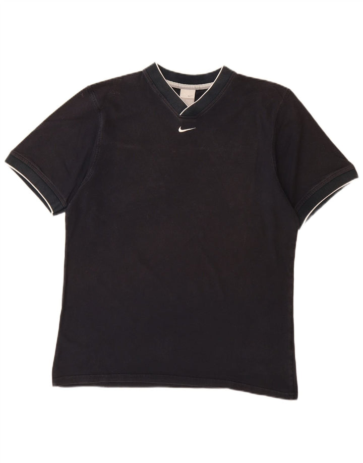 NIKE Muška majica kratkih rukava UK 42/44 Veliki tamnoplavi pamuk