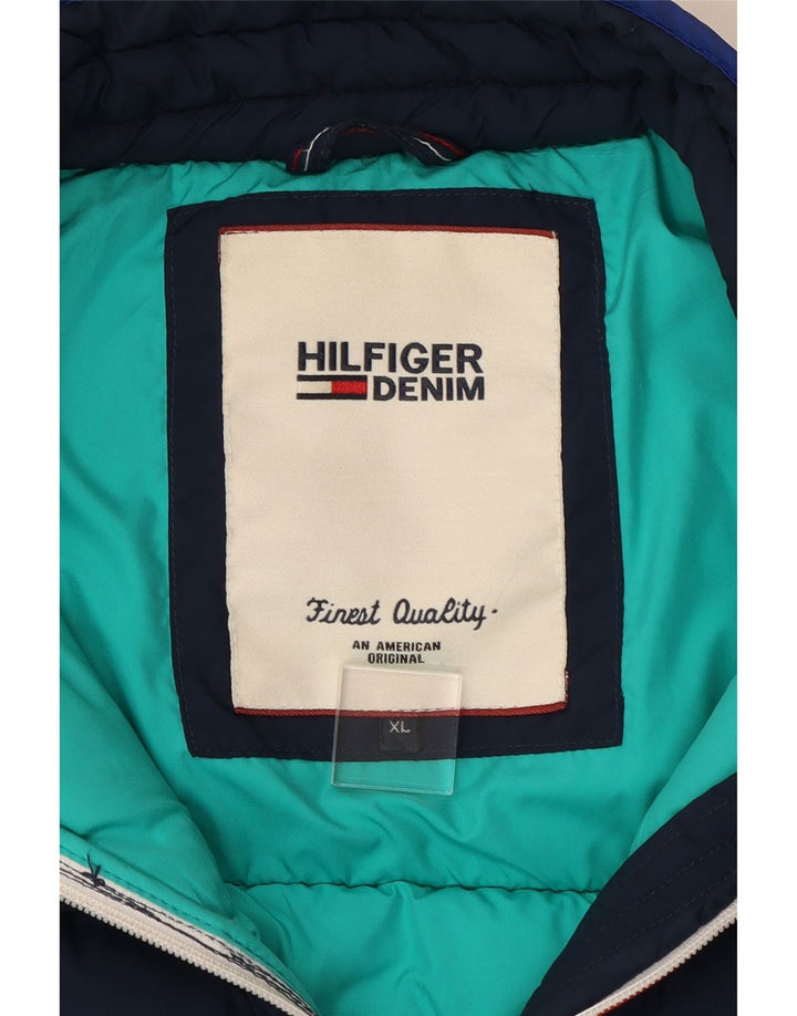 Tommy Hilfiger muška podstavljena jakna UK 42 XL tamnoplavi poliester