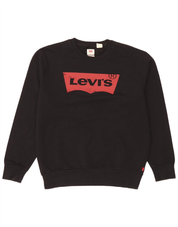 Levi's muška majica sa standardnim motivima, mala crna