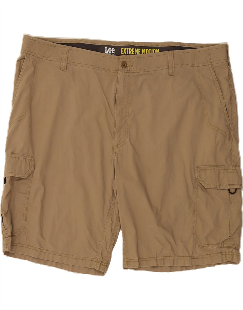 LEE Mens Extreme Motion Cargo Shorts W48 4XL Beige Cotton Vintage Lee and Second-Hand Lee from Messina Hembry 