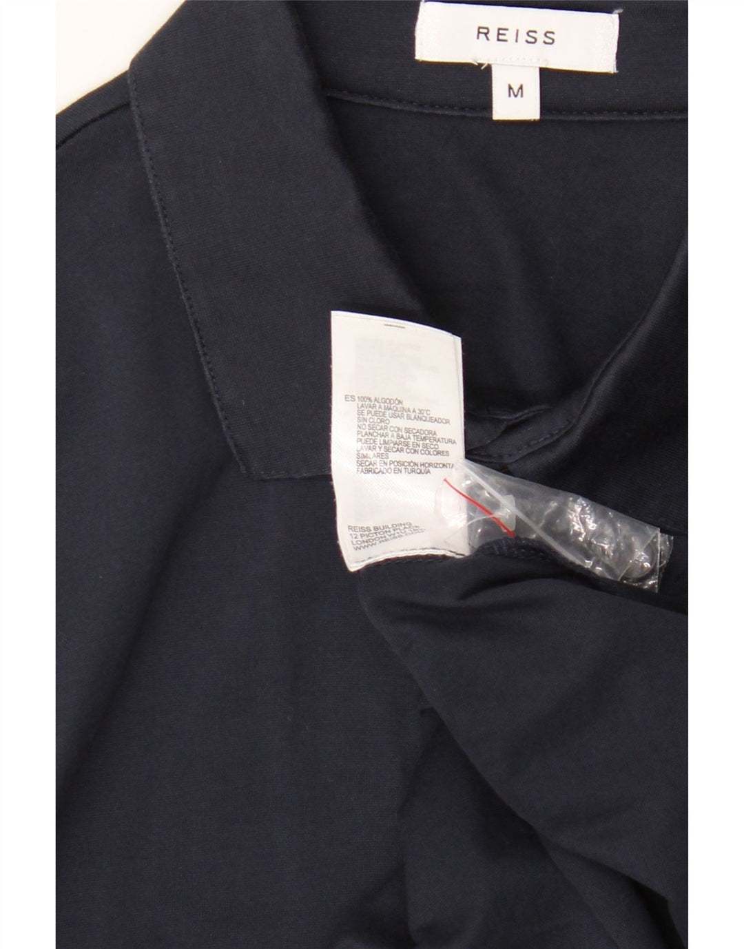 Reiss muška košulja Srednje tamnoplavi pamuk