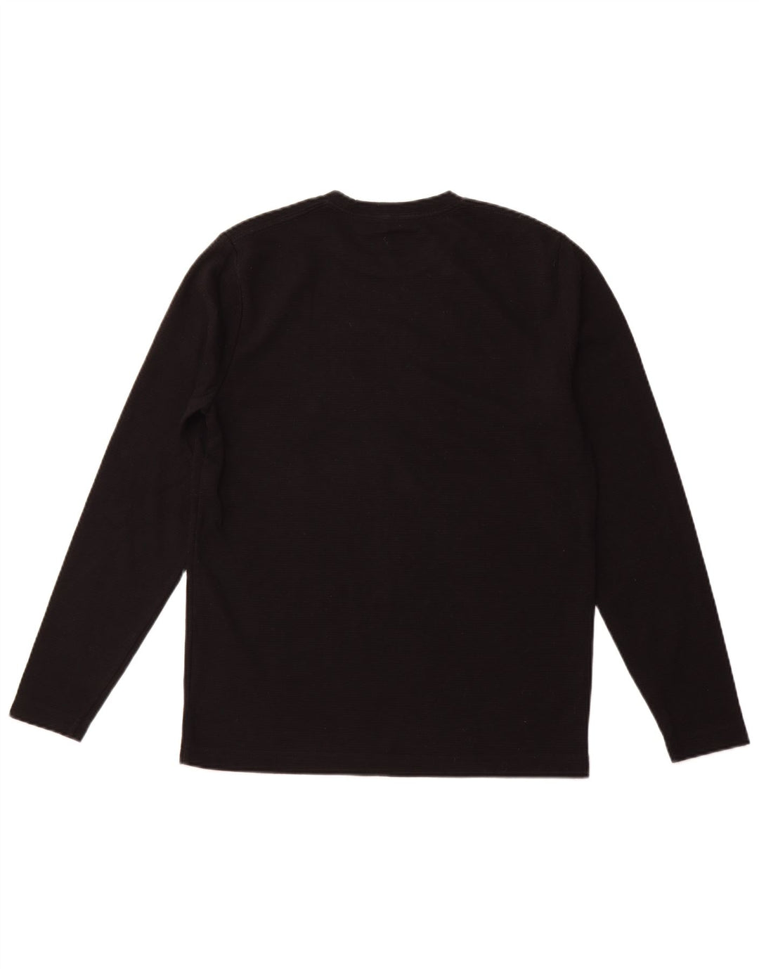 HOLLISTER Muška grafička majica dugih rukava srednje crna