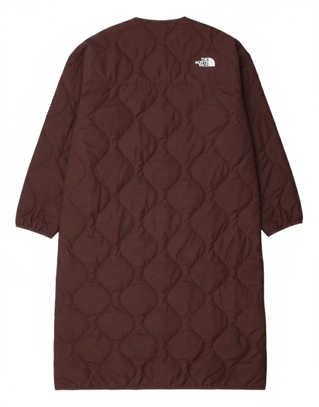 The North Face ženski preveliki prošiveni kaput UK 14 srednje smeđe boje