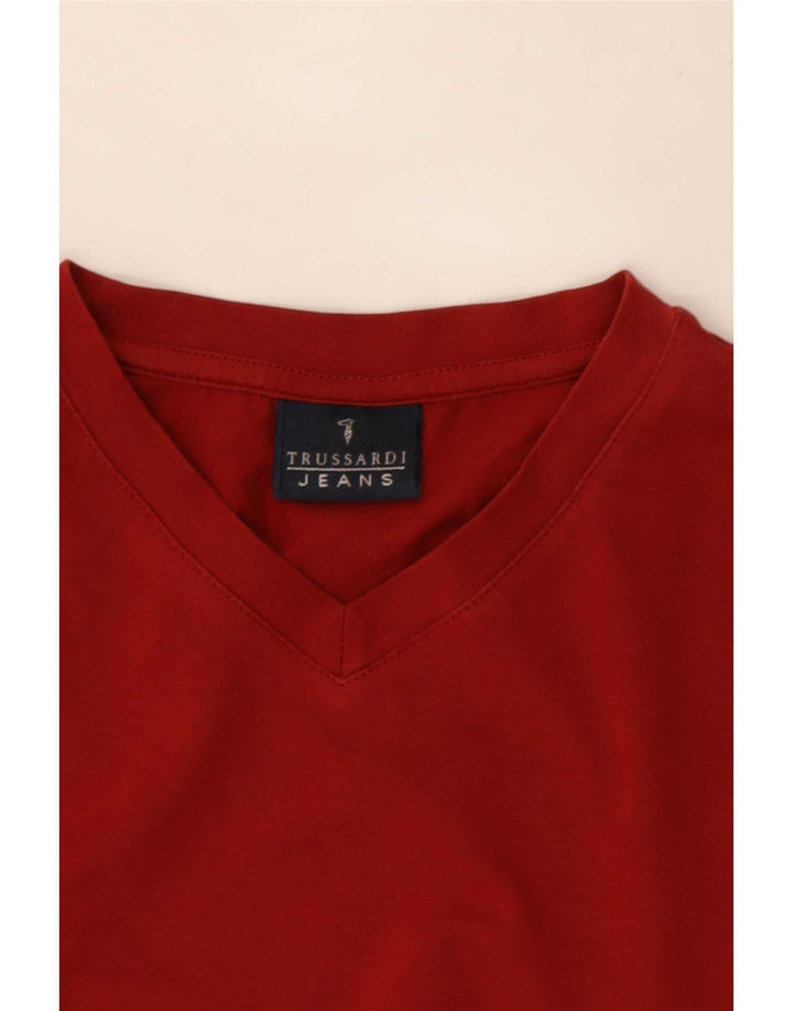 Trussardi Jeans muška majica srednje crvene boje