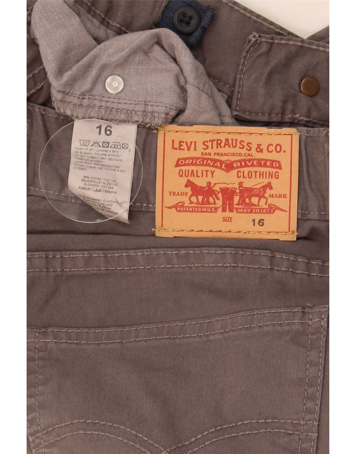 Levi's Boys Cargo Bermuda kratke hlače 15-16 godina W28 sivi pamuk