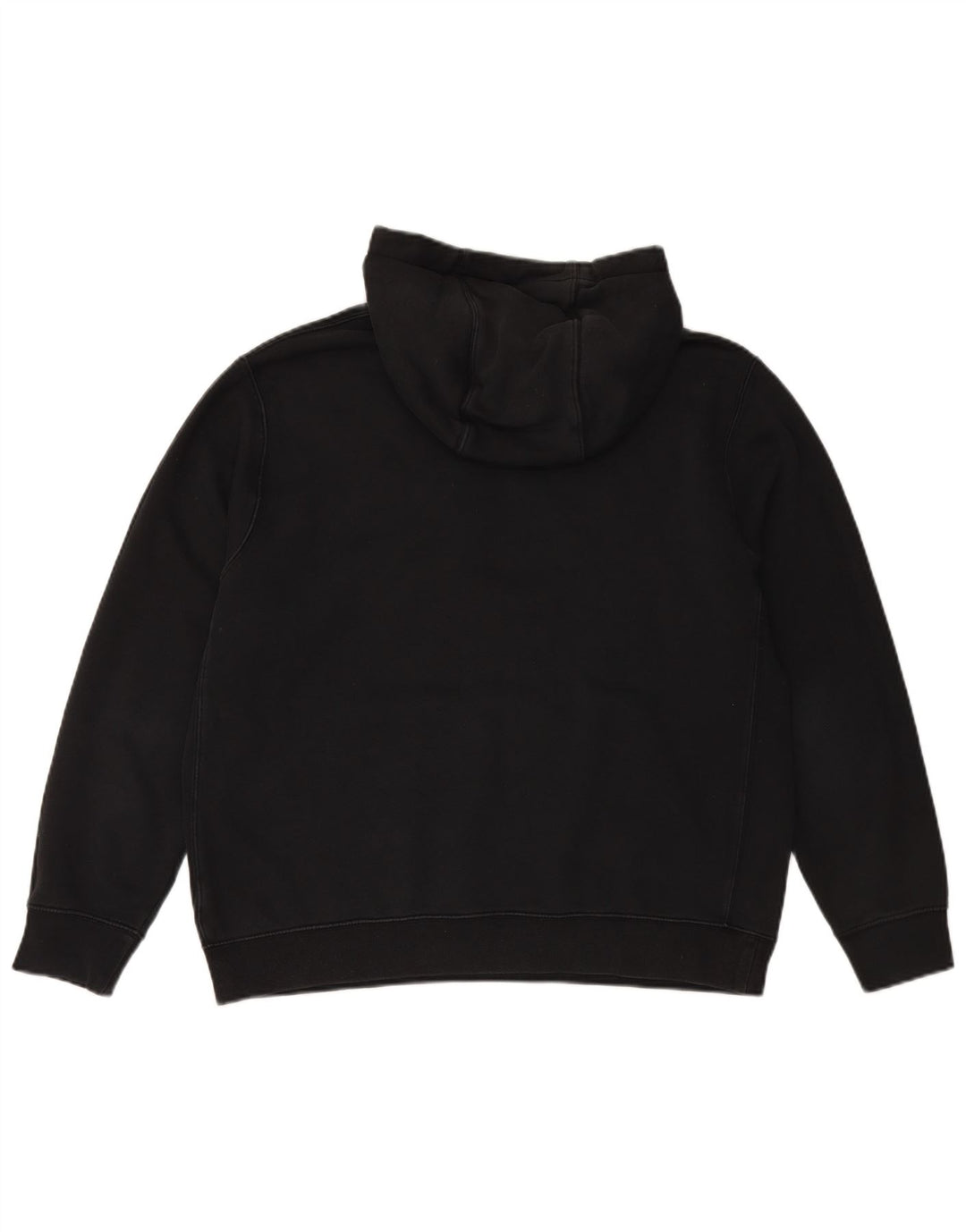 NIKE Muška majica s kapuljačom, veliki crni pamuk