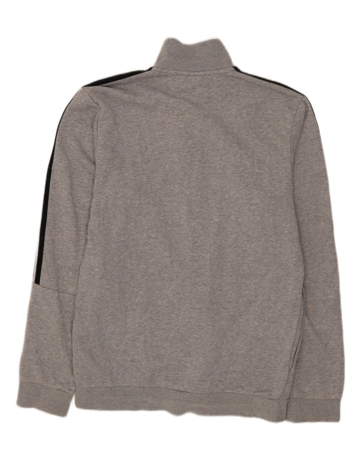 ADIDAS muška trenirka gornja jakna UK 36/38 mali sivi flekasti pamuk