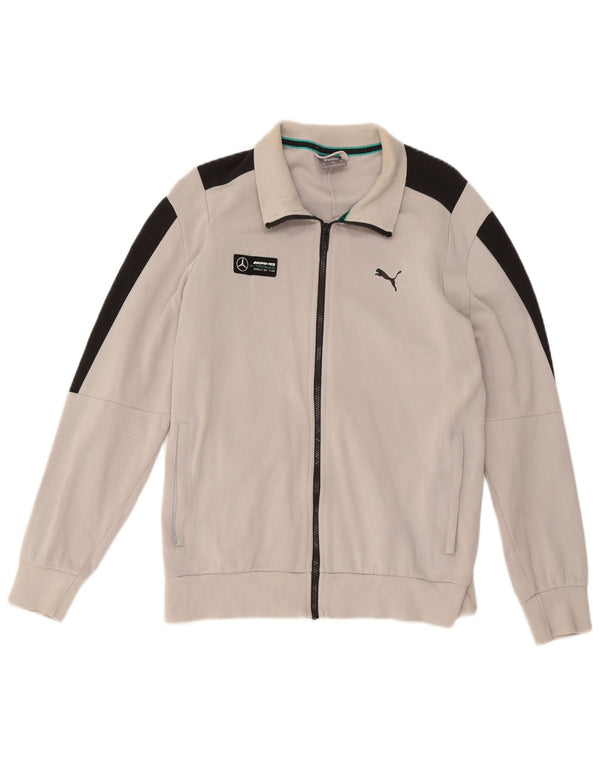 Puma ženska gornja jakna trenirke UK 16 Large Grey Colourblock Cotton