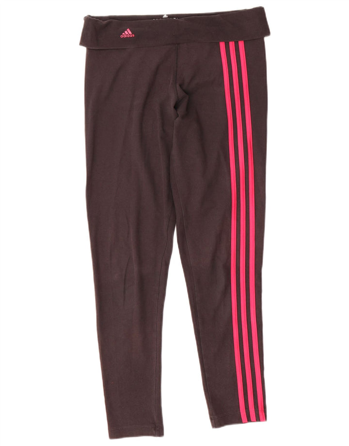 Adidas ženske tajice Climalite UK 12/14 Srednje crni poliester