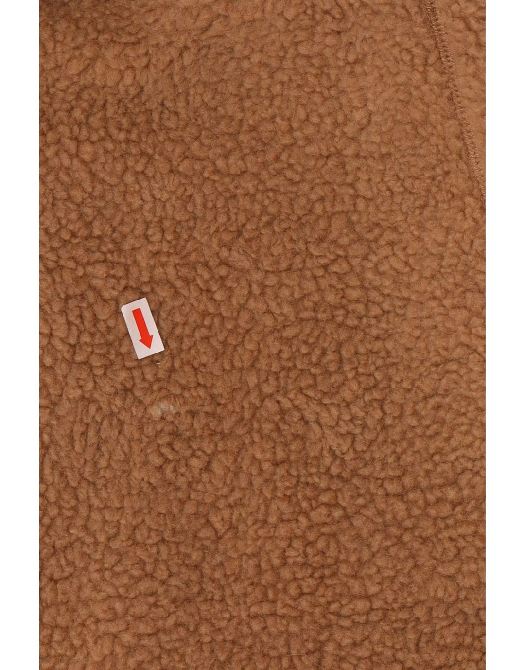 Vintage muška jakna od flisa na dvije ruke UK 38 srednje bež poliester