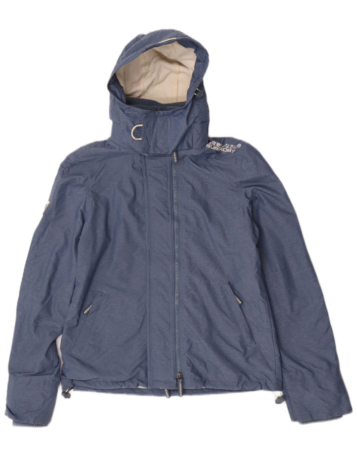Superdry ženska vjetrovka s grafičkim motivima UK 14 srednje plava