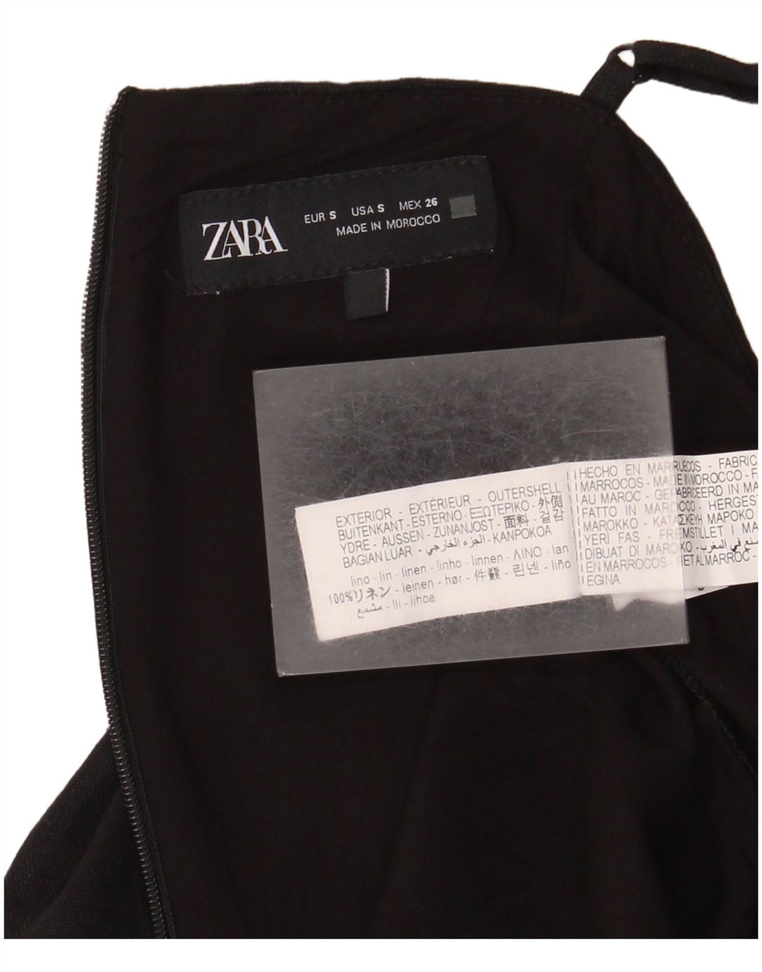 Zara ženski kombinezon UK 10 Mala crna posteljina