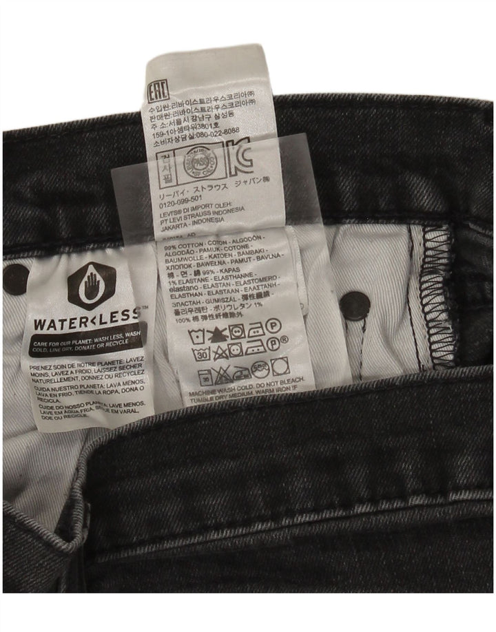 Levi's muške uske traperice W34 L32 sivi pamuk