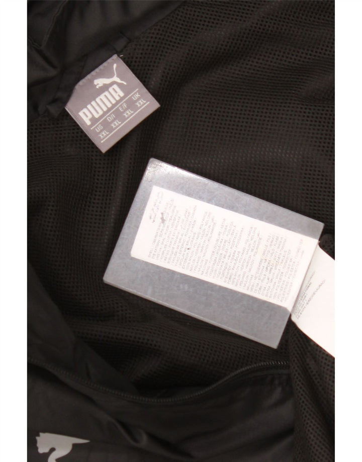 PUMA muška kišna jakna s kapuljačom UK 44 2XL crni najlon