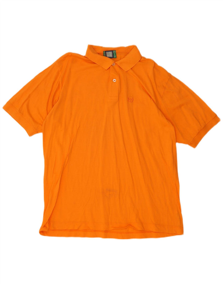Sergio Tacchini muška polo majica XL narančasti pamuk